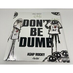 ASAP Rocky Don't Be Dumb Shirthead Signed 2 LP Vinyl Tim Burton Record